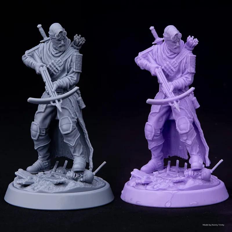 JAMG HE Themochromic Resin for 3D Printer Gray To Purple Copy