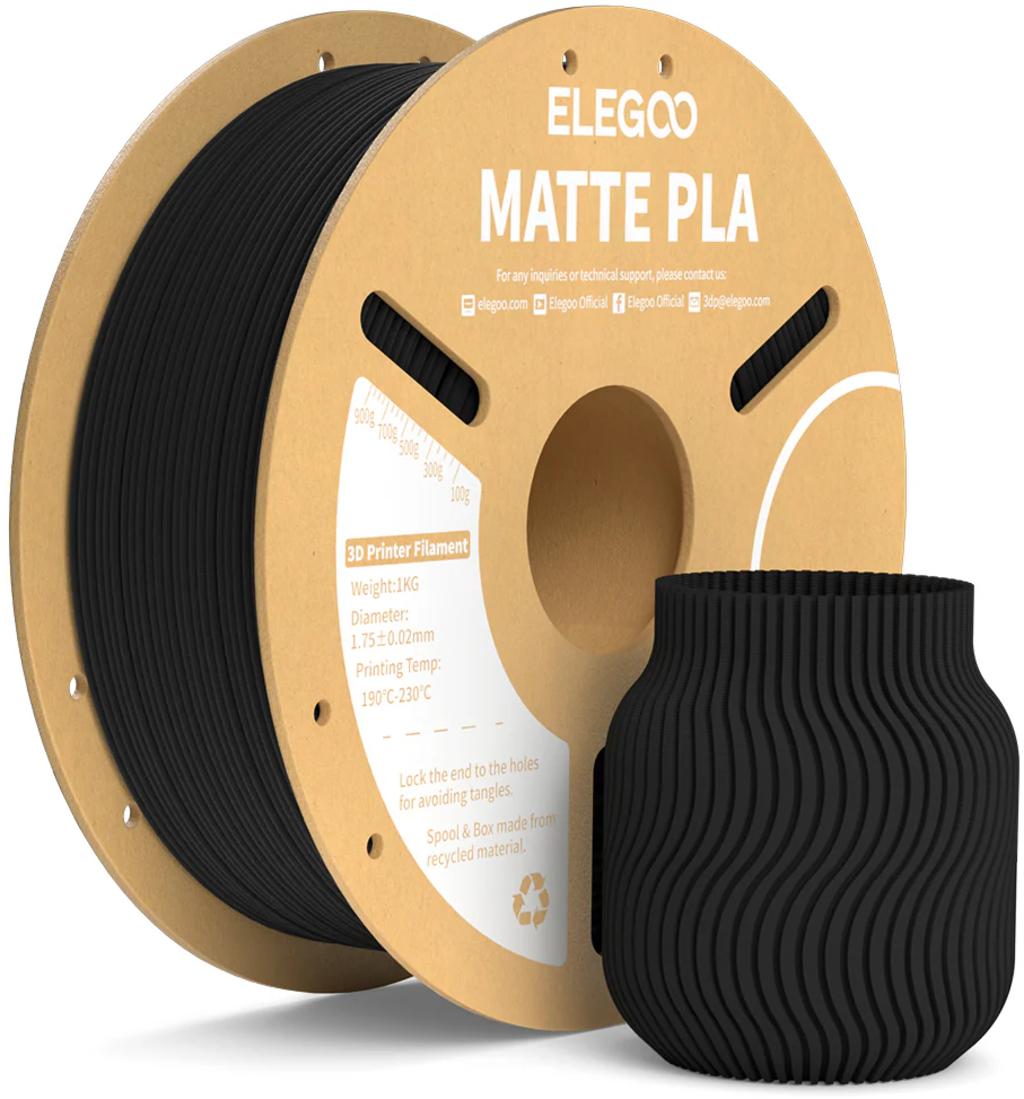 ELEGOO PLA مطفأ - أسود مطفأ